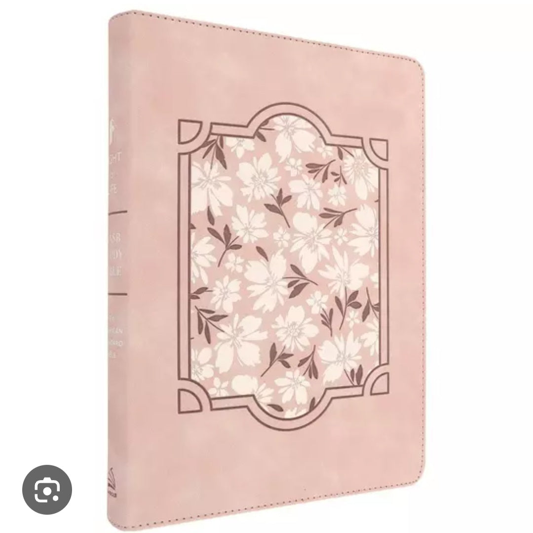 NASB Study Bible Blush Bouquet