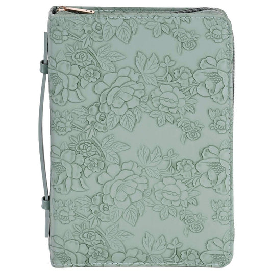 Dusty Sage Floral Green Bible Cover (XL)