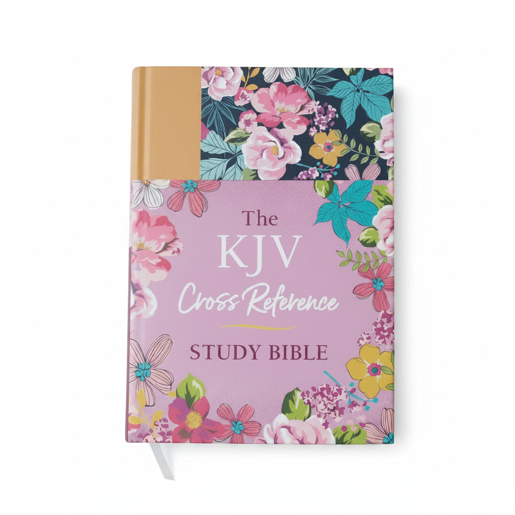 KJV Cross Reference Study Bible Marmalade Blossoms