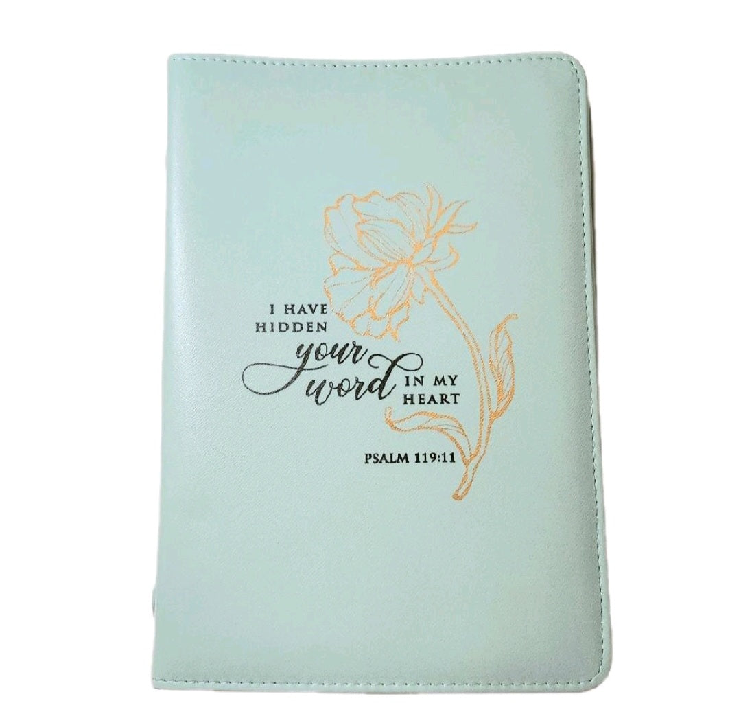 I Have Hidden Your Word Bible Cover Mint XL