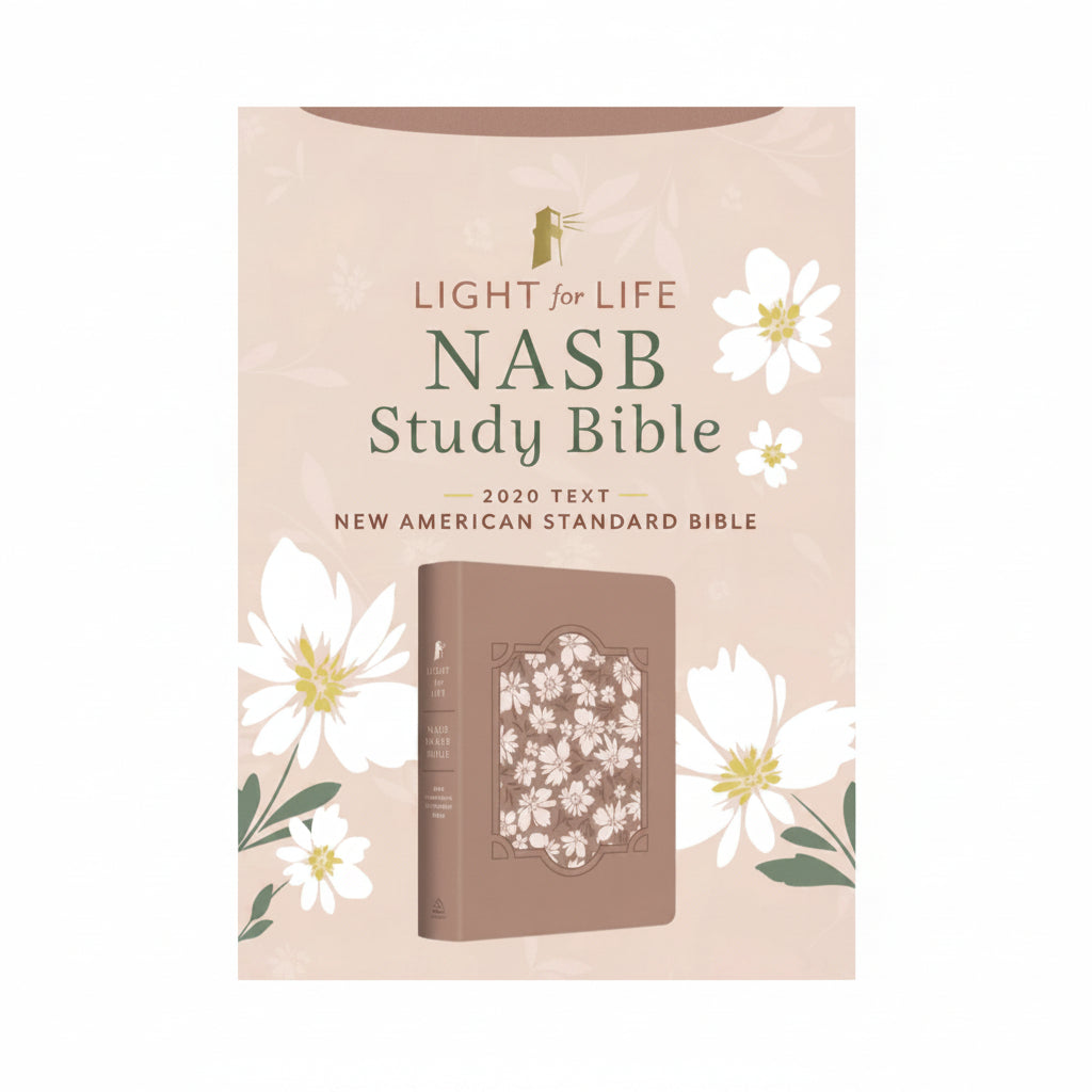 NASB Study Bible Blush Bouquet